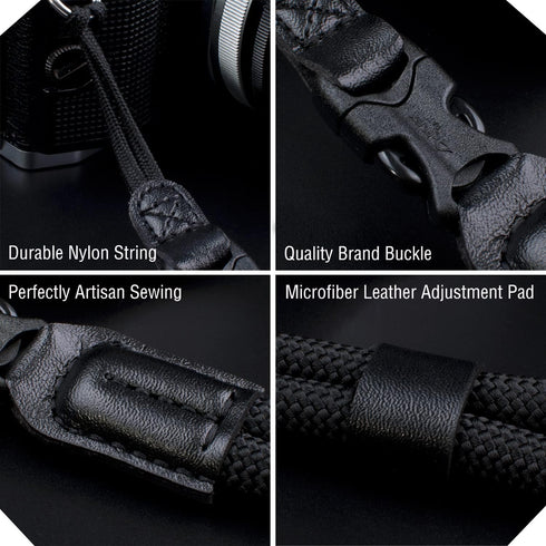 Quick Release Camera Hand Strap, Rope Wrist Strap for DSLR SLR Mirrorless Micro Single Camera