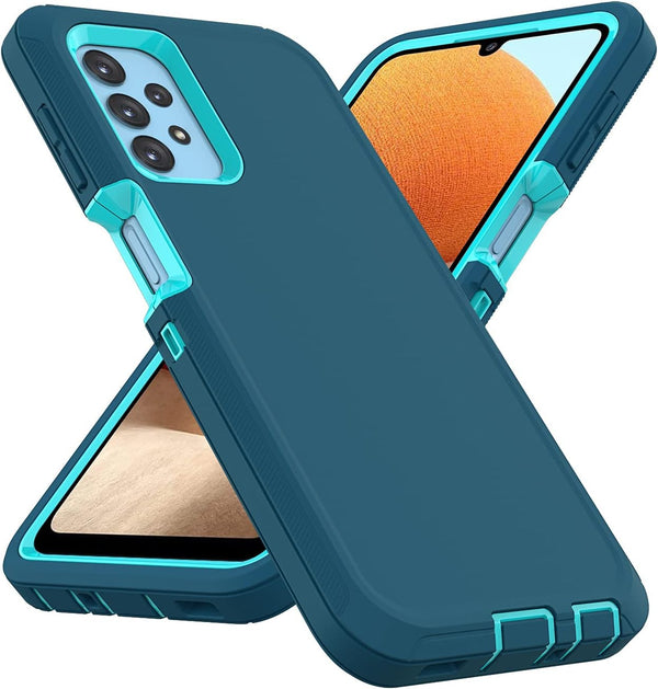 Shockproof Dustproof Case for Samsung Galaxy A32 5G (Blue) - Compatible with Samsung Galaxy A32 5G