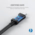 Satechi USB C Thunderbolt 4 Cable (3.2ft/1m), Supports 8K Display, 40Gbps Data Transfer, 240W PD Charging