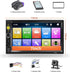 Double Din Bluetooth Car Stereo, 7 inch HD Touch Screen Car Radio with Backup Camera, Support Mirror Link for