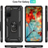 Androgate for Samsung Galaxy S21 5G Case, Military-Grade Metal Ring Holder Kickstand, Shockproof Cover