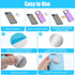 Qianyu 30 Pcs Universal Metal Plate for Magnetic Car Phone Holders Round Universal Replacement Sticker Back Compatible