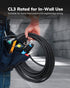 4K 50Feet, CL3 2.0 (HDR10 8/10bit 18Gbps HDCP2.2 HDMI Cable in-Wall Rated HDMI Cable Support ARC) High Speed HD