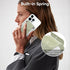 FINPAC MagSafe Wallet, Magnetic Card Holder for iPhone 15/14/13/12 Series, RFID Blocking, Slim Leather Wallet (Bamboo