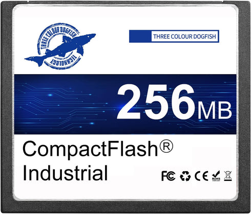 THREE COLOUR DOGFISH Dogfish 256MB Compact Flash Memory Card High Performance Industrial CF Type I