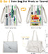 ZOMFELT Quilted Lunch Tote - Insulated Puffer Laptop Bag for Women