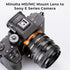 K&F Concept Lens Mount Adapter MD-NEX IV for Minolta Rokkor Lens and Sony E Mount Camera Body
