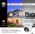 Marquis 4MP PoE IP Security Dome Camera, Waterproof IP66, 108° Wide Angle Lens, Color Night Vision