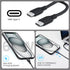 pitaka Nylon Braided USB C to USB C Cable 3.94ft for iPhone 15, Samsung Galaxy Series, Pixel, PS5 Controller