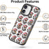 Rosarnnah 17 6.6 (6.3") for iPhone Case Cute - Durable Shockproof ft Drop Impact Phone Case - Funny Milk Cow Ducky