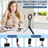 RIHUALS Magnetic Phone Tripod Stand, Foldable Magnetic Pocket Phone Tripod, Aluminum Alloy Mini Portable Cell Phone
