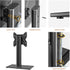 Universal Swivel TV/Table Top Stand for 19 to 43 inch TVs, 90 Degree Swivel, 4 Level Height Adjustable