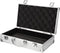 Toyvian Aluminum Briefcase Hard Case, DIY Customizable Foam Insert for Test Instruments, Cameras, and Tools