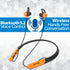 MANHATTAN Bluetooth Wireless Neckband Headphones, 15H Playtime, Noise-Isolating, IPX4 Water Resistant, Built-in Mic