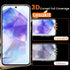 4+4 Pack Samsung Galaxy A55 5G Screen Protector, 4 Pack Tempered Glass with 4 Pack Camera Lens Protector, 9H Hardness