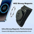 EZHIZHEYU Backpack Magnetic Cellphone Holder For Strap - Phone Shoulder Strap Clamp Mount with Phone Protected Lanyard