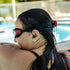 Swimbuds Flip Waterproof Short-Cord Headphones (Upgraded Cord)