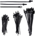 Push Mount Wire Ties, Snap in Zip Tie Automotive Clips Nylon Wire Harness Clips 150pcs
