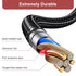 AW920H Gaming Headset Cable, Audio Aux Cable with Inline Mute Switch & Volume Controller for Alienware Headsets, 5.5ft