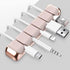 AHASTYLE 5 Slots Cable Organizer Holder, Desktop Cord Clips for USB Cable, Power Cord, Home Office (Pink)