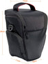FOSOTO DSLR Camera Case Nylon Holster Bag Compatible for Nikon D3300 D3400 D3500 D5300 D5600 B700, Canon EOS Rebel XT