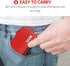 LYNCA Water-Resistant 24 Slots Camera Memory Card Case Holder for 8 SD Cards, 4 CF Cards, 12 Micro SD/TF Cards (Red)