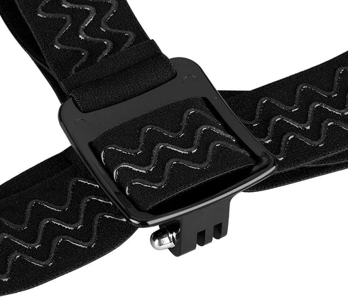 Sametop Head Strap Mount Compatible with GoPro Hero 12, 11, 10, 9, 8, Hero 7 Black, 7 Silver, 7 White, Hero 6, 5, 4, Session, 3+, 3, 2, 1, Hero (2018), Fusion, Max, DJI Osmo Action Cameras