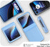 Shop Motorola Razr Plus Case 2023 - Ultra Thin Matte PC, Built-in Screen Protector, Magnetic Hinge Protection (Sky Blue)