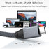 UseBean 2-Pack USB C to USB C Cable 100W 15FT, 20Gbps Data Cable for MacBook Pro, iPad Mini, Galaxy S24+/S23