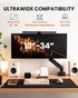 ErGear 1334 Inch 19.8 lbs, 100x100mm Single Monitor Arm, Fully Adjustable Monitor Mount for Screens, Fast Install