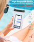 IPX8 Floating Waterproof Phone Pouch, Large Clear Phone Dry Bag Case with Adjustable Lanyard for iPhone Samsung