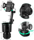 2-in-1 360 17 4.13", 3.78" This Hill Car Cup Holder Expander with Adjustable Base & Rotating Phone Mount, Compatible