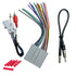 Radio Wiring Harness with Antenna Adapter and 8Pin RCA Subwoofer Plug Compatible