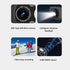 LAISANIM 1080P 45 Headset Head Mounted Camera, HD Adjustable Action Camcorder with LED Night, Headlamp Wearable Body
