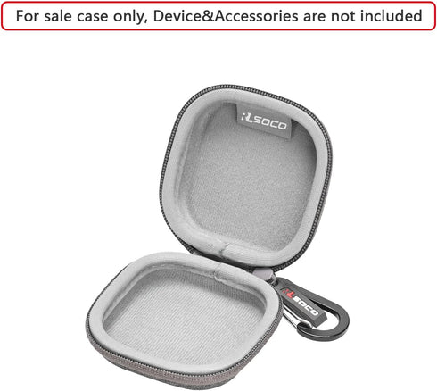 RLSOCO Hard Case Compatible with Shokz OpenFit/OpenFit Air Open-Ear True Wireless Bluetooth Headphones (Grey)