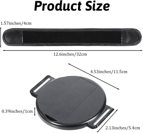 Hpmjz 360 7-11" Tablet Stand with Hand Strap Universal Tablet Hand Strap Holder Degree Rotating Sticky Tablets Stand
