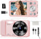 Hoestr 64MP 4K Digital Camera, 18X Zoom Autofocus Point and Shoot Compact Camera