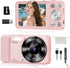 Hoestr 64MP 4K Digital Camera, 18X Zoom Autofocus Point and Shoot Compact Camera