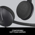 Logitech H340 USB Headset - Stereo USB for Windows & Mac, Black - Perfect for clear audio and comfort.