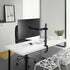 Pholiten Single Monitor Arm, Single Monitor Desk Mount, Adjustable Arm Holds Screen Up to 22lbs, 100x100 Vesa Monitor