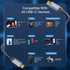 USB C to USB C Cable 3ft, 20Gbps High Speed Data Transfer, 100W Charging for MacBook Pro, Dell, Galaxy, Portable Monitor