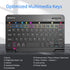 Fintie 7-Inch Ultrathin Wireless Bluetooth Keyboard for iPad, Samsung Tablet, iPhone Smartphone, iOS, Android Tablets