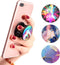 Multi-Function Cell Phone Stand, Colorful Marble Expanding Grip for Smartphones and Tablets (4 Pack)
