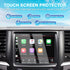 Karltys 2 Pack Ram Screen Protector for 2013-2023 Dodge Ram 1500 2500 3500, 9H Tempered Glass Protector