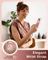 Bling Luxury Heart Case for iPhone 13 Mini - Pink, with Double Ring Kickstand, Protective Case for Women & Girls.