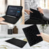 TopPerfekt Bluetooth Keyboard Case for iPad 10th Gen 10.9-inch (2022) with Screen Protector, Black Leopard
