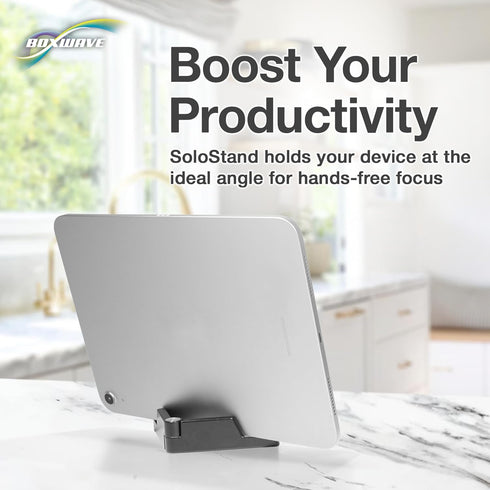 BoxWave (4K) Stand and Mount Compatible with Google TV Streamer - Desktop Aluminum SoloStand, Adjustable Hands-Free