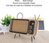 Hztyyier Desk Mobile Phone Bracket Cell Phone Stand Retro TV Phone Holder Mobile Holder Desktop Phone Holder Stand