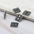 JIUWU 8 Pin Double-Side Prototype Printed Circuit PCB Adapter - Universal Board for DIY Soldering and Electronic
