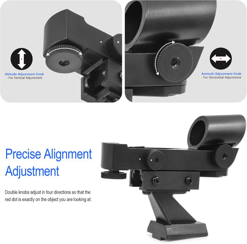 Astromania StarPointer Finderscope for Astronomical Telescopes Reflex Viewfinder, Red Dot Finder Scope Sight Telescope